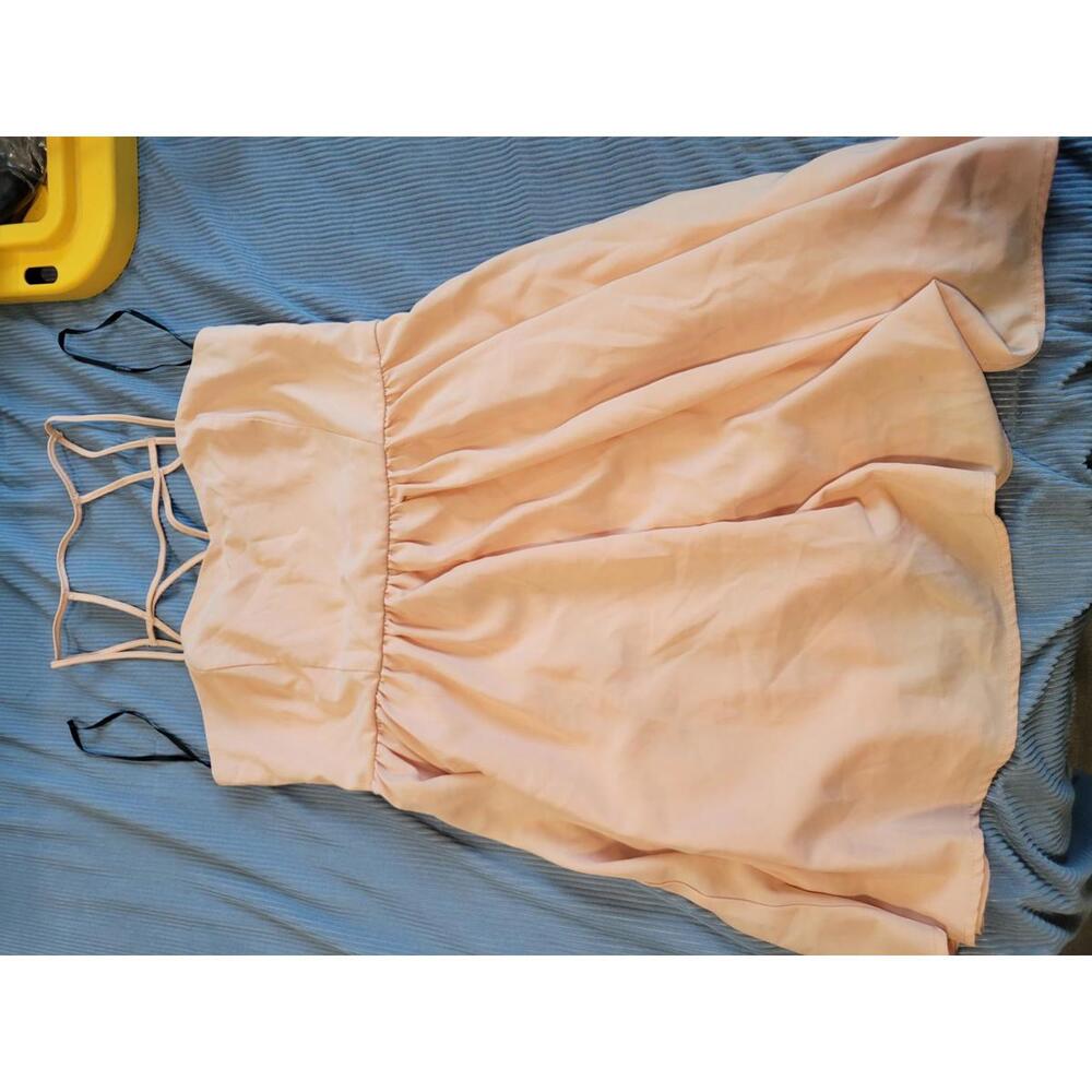 Forever 21 Strappy Peach Dress